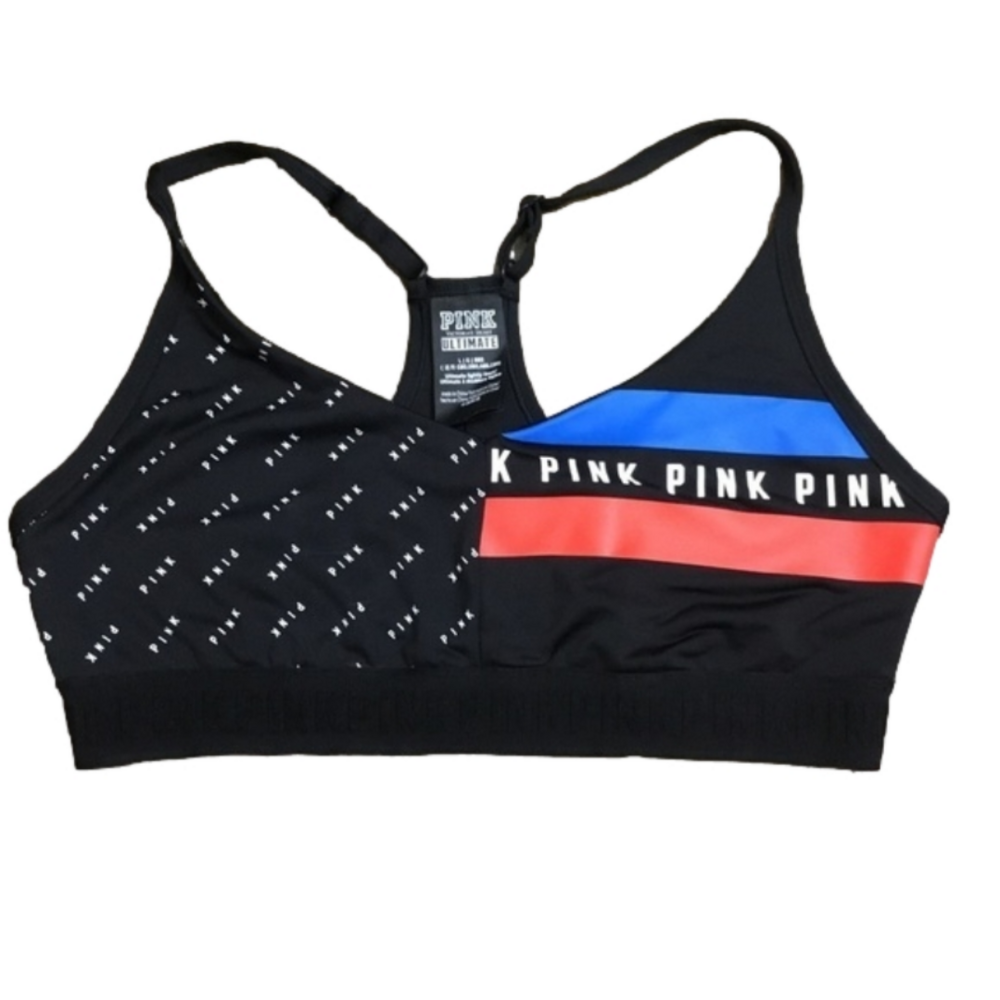 𝅺VICTORIA Secret PINK sports bra size Large